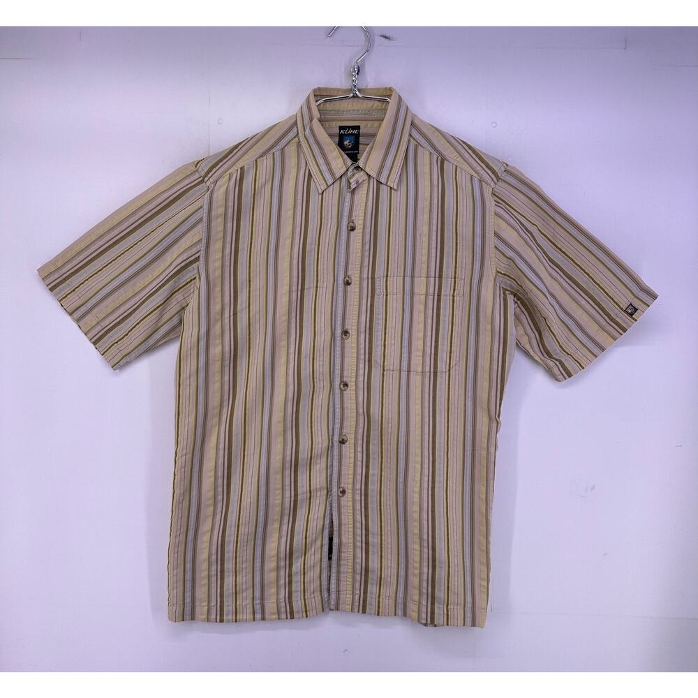Kuhl Men’s Eluxur Striped Hiking Outdoor Gorpcore SizeMedium